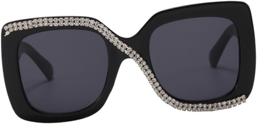 

Солнцезащитные очки YARNOW Retro Square для женщин, увеличенного размера, с защитой от УФ-излучения, в стильной черной оправе, идеально подходят для летних вечеринок и активного отдыха на природе