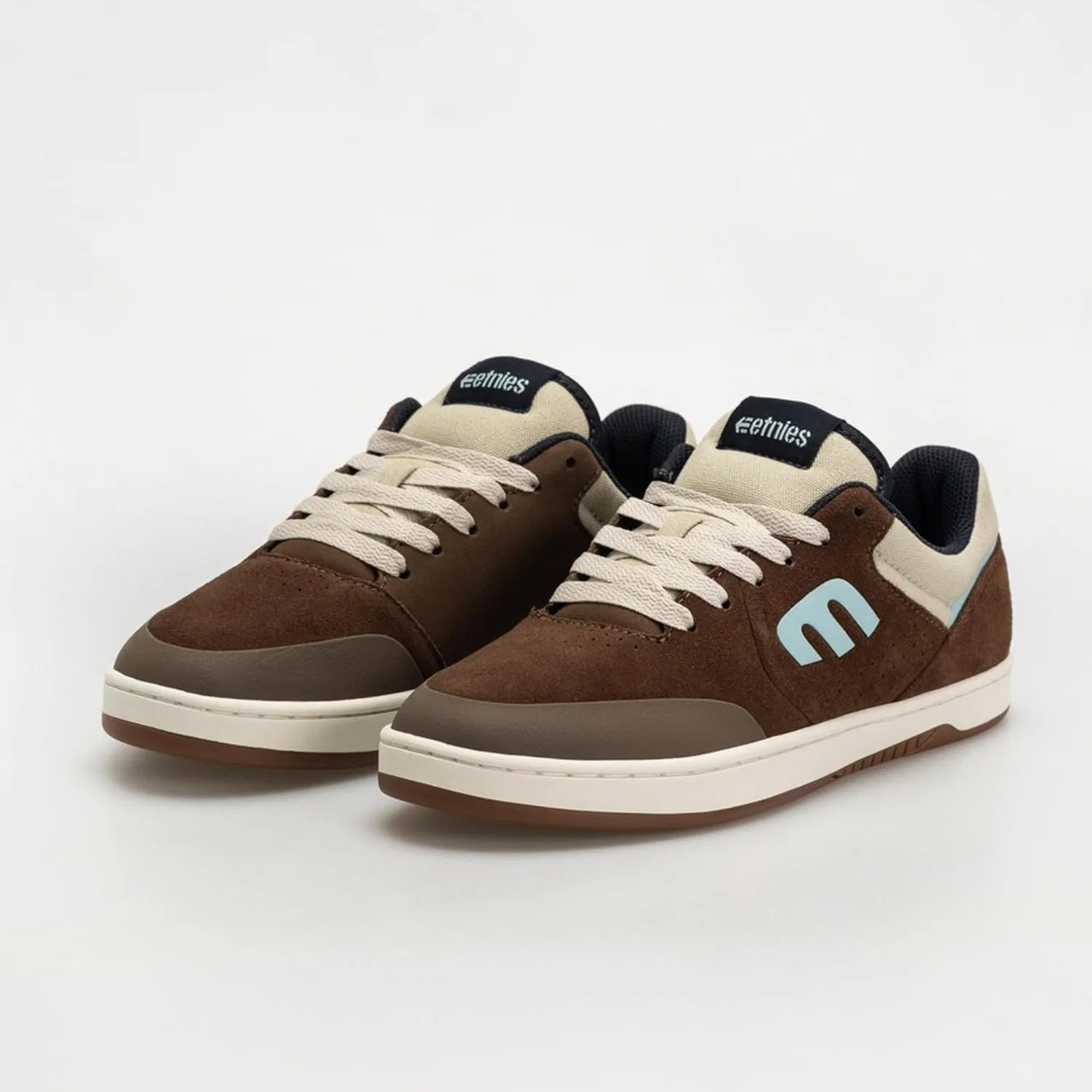 Мужские кроссовки Etnies 4101000261 - обувь для скейтборда, Brown, White, Candy Pink — фото 3