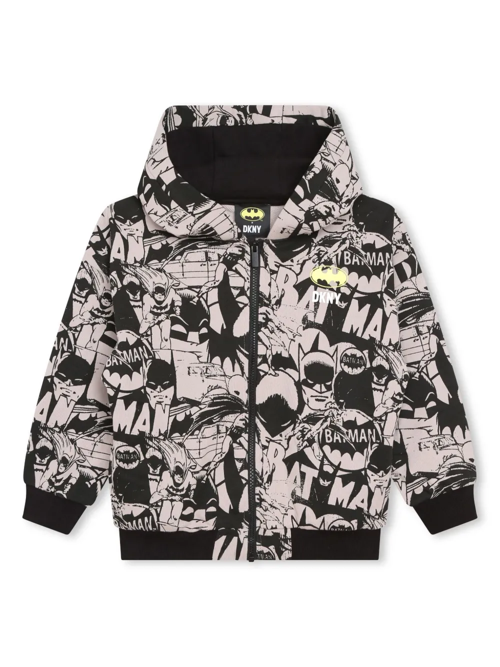 

Худи на молнии с графичным принтом из коллаборации с Batman Dkny Kids, черный