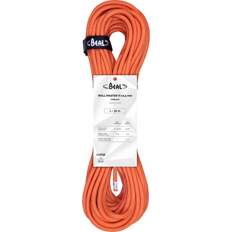 

Альпинистская веревка Wallmaster VI UniCore 105 Beal, оранжевый