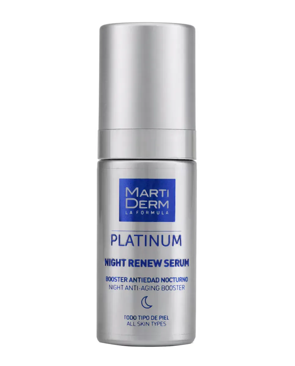 Сыворотка MartiDerm — Ночной антивозрастной Night Renew Platinum, 30 мл