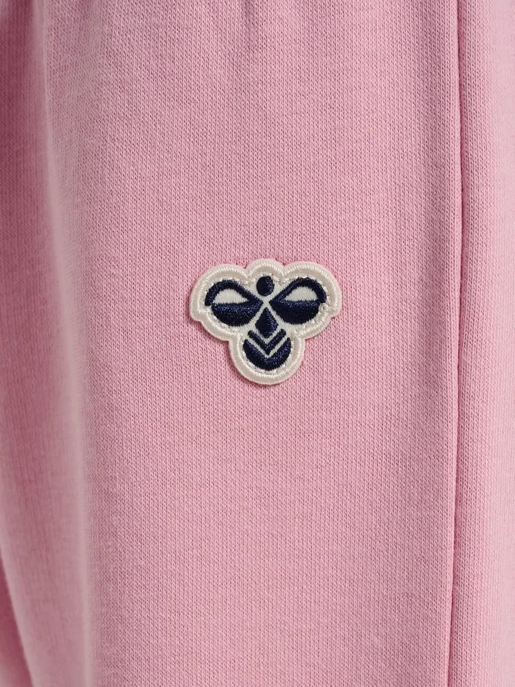Спортивные штаны детские, свободный крой, Hummel, розовый