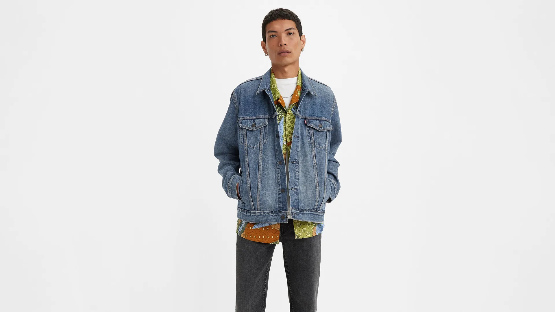 

Куртка дальнобойщика Levi's, цвет Skyline - Medium Wash