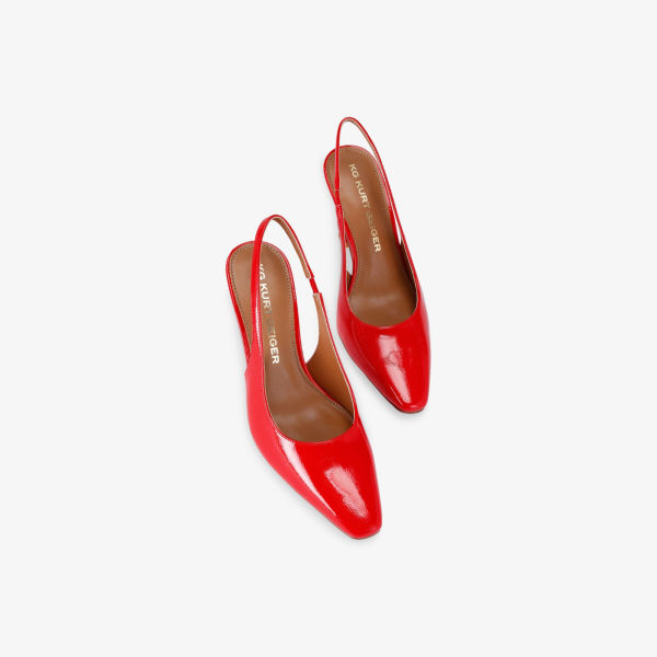 Лаковые лодочки Kg Kurt Geiger Sweetie с ремешком, красный — фото 2