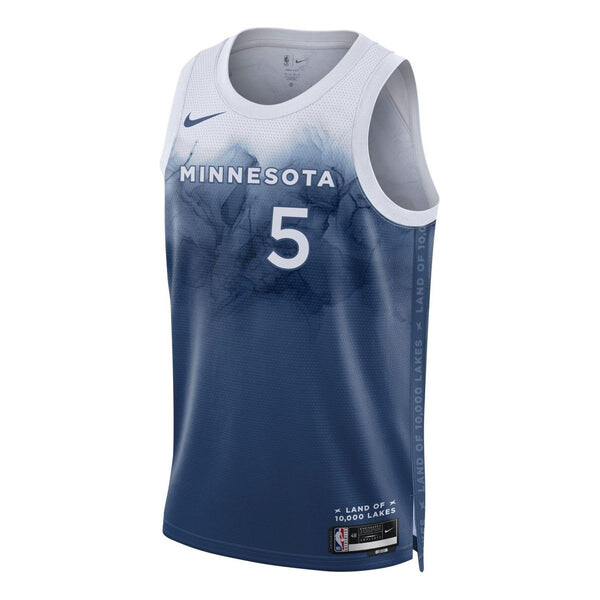 

Футболка x nba minnesota timberwolves city edition 2324 swingman джерси Nike, синий