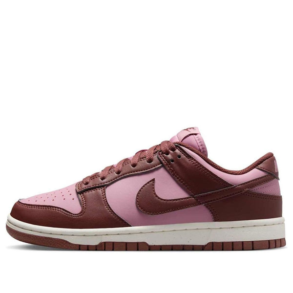 Кроссовки dunk low next nature 'dark pony elemental pink' Nike, белый