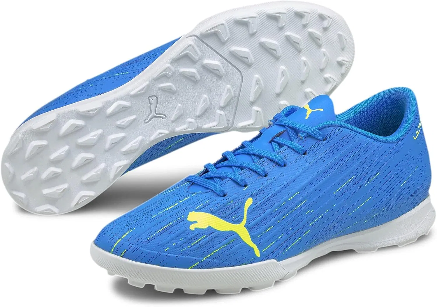 Мужские кроссовки PUMA Ultra 4.2 Tt Jr, 2-Nrgy Blue Yellow Alert — фото 2