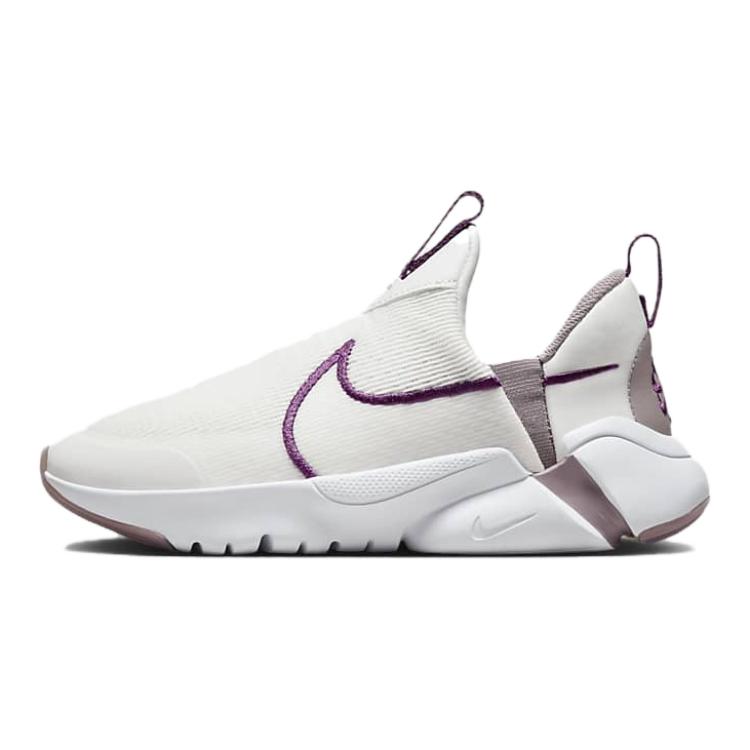 

Nike Flex Plus 2 Амортизирующие, износостойкие низкие детские беговые кроссовки бело-фиолетовые
