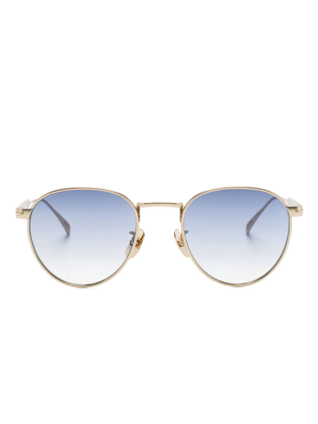 

Eyewear by David Beckham солнцезащитные очки DB 1142/S в круглой оправе, золотой