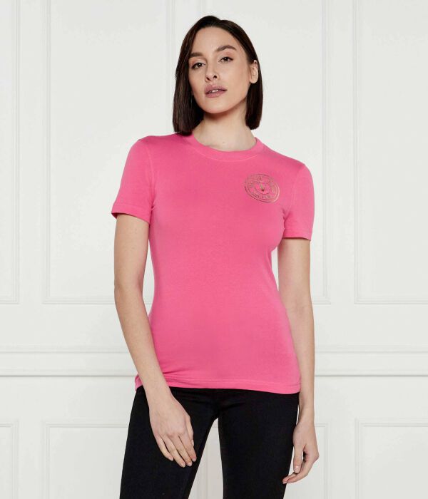 

Футболка Versace Jeans Couture Slim Fit, розовый