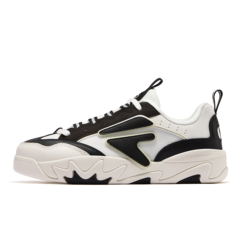 

FILA FUSION Кроссовки для скейтбординга NOLLIE II Dolphin Jump Shoe 2, износостойкие, мужские, молочно-бело-черные