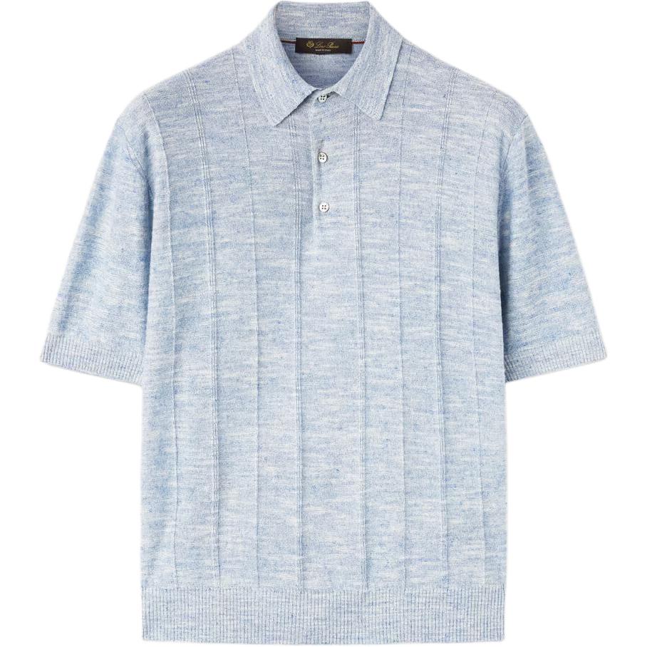 

Loro Piana Мужская поло синяя с воротником-поло, умеренная посадка, прочее, Синий, Loro Piana Мужская поло синяя с воротником-поло, умеренная посадка, прочее