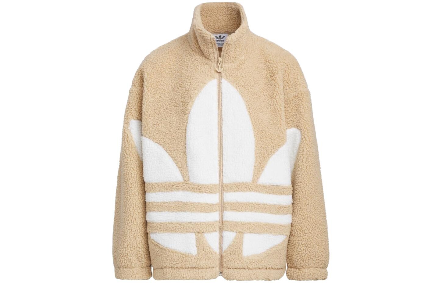 

Детская бархатная куртка Adidas Originals, цвет Light Brown