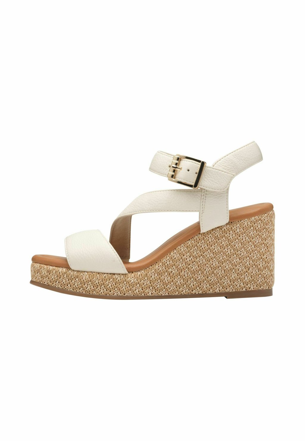 Босоножки на танкетке High heeled sandals s.Oliver, бежевый