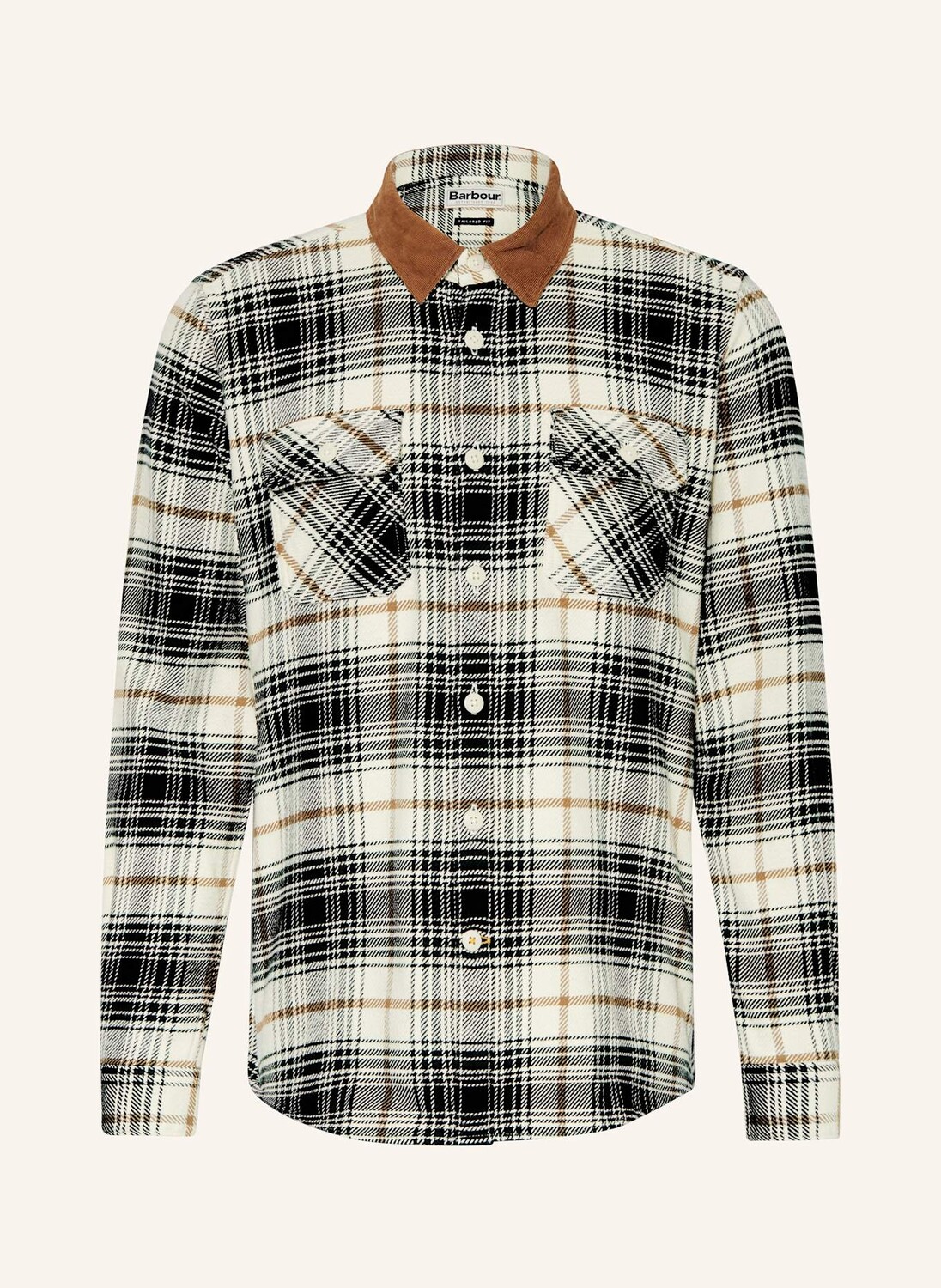 

Рубашка Невис Barbour, экрю