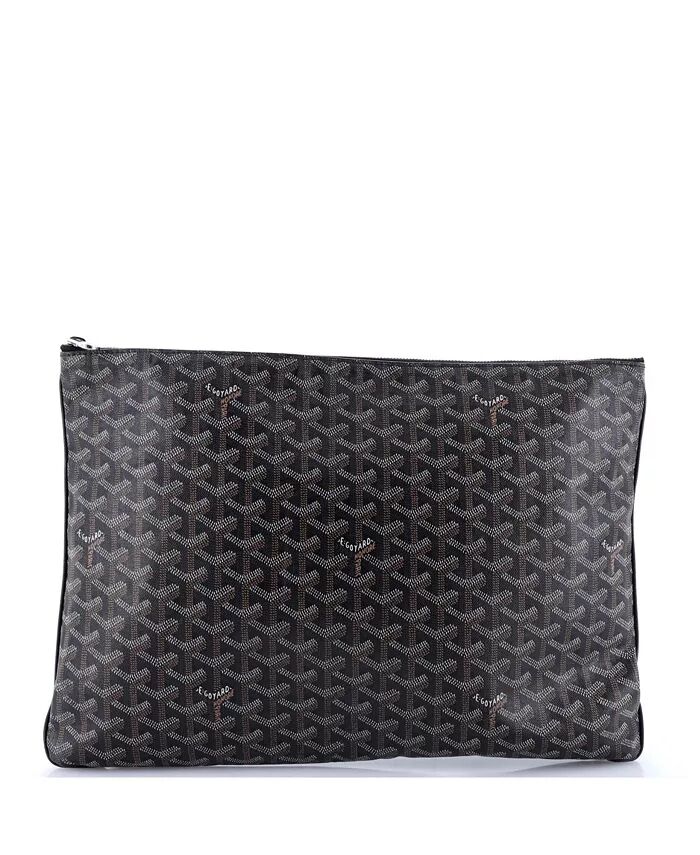 

Сумка-мешок GM Senat Zip, покрытая холстом Pre-Owned Goyard, черный