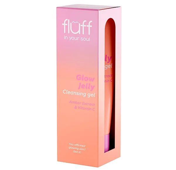 Гель для умывания Fluff — Очищающий гель для лица с витамином С Glow Jelly, 100 мл — фото 2