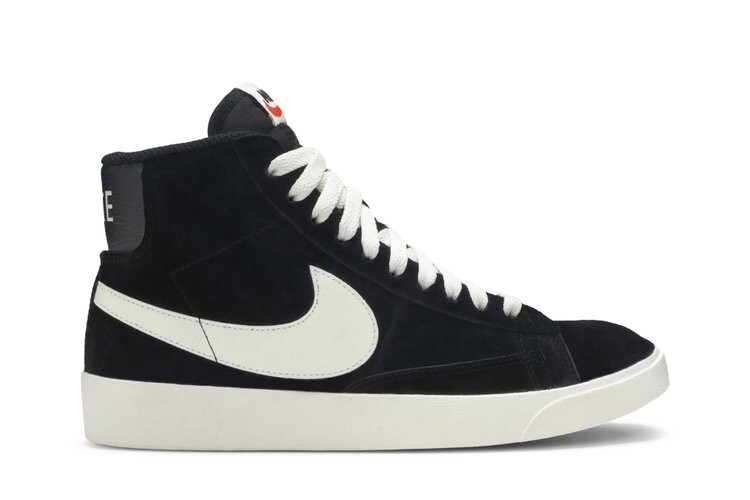 

Кроссовки Nike Wmns Blazer Mid Vintage Suede 'Black', черный