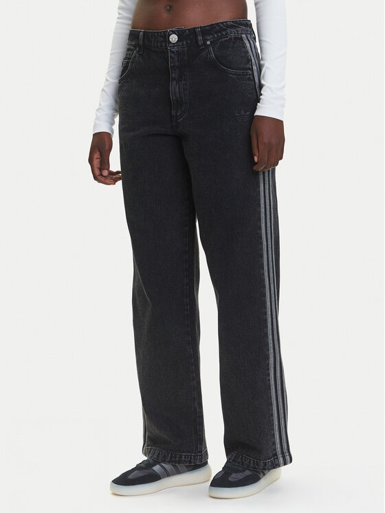 

Свободные джинсы adicolor Denim 3-Stripes JD3109 Adidas, черный