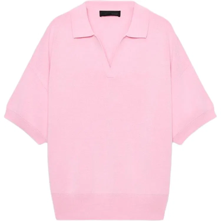 Женское поло розовое ZARA, Pink