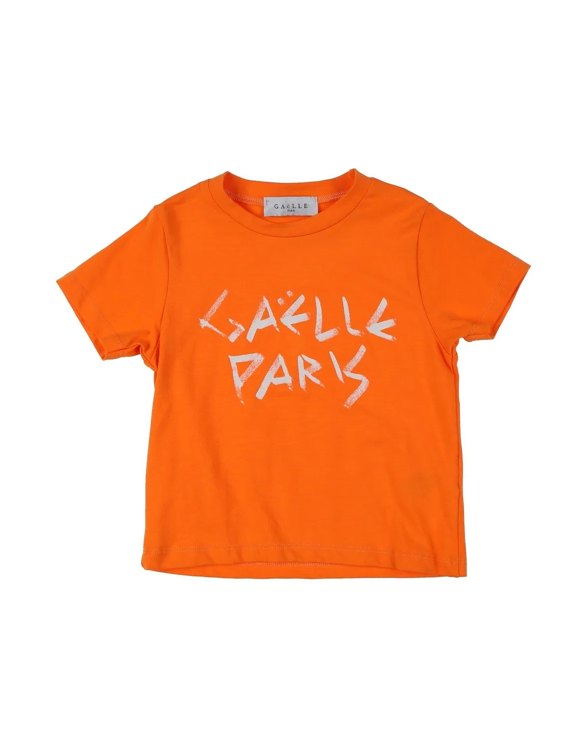 Футболка с логотипом бренда Gaëlle Paris, оранжевый