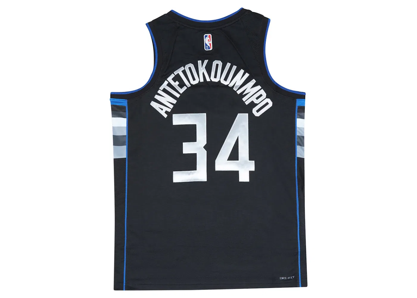 Мужская баскетбольная джерси с принтом Giannis Antetokounmpo MVP Nike, Black — фото 2