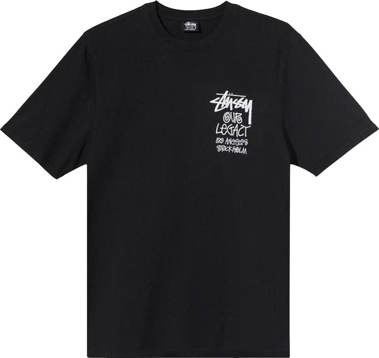 

Футболка Stussy x Our Legacy Surfman Tee 'Black', черный