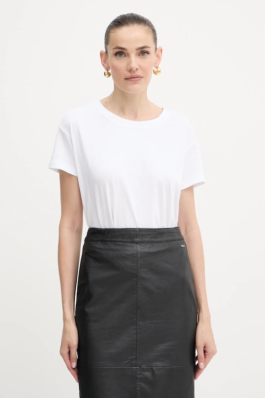 

Хлопковая футболка Armani Exchange, белый