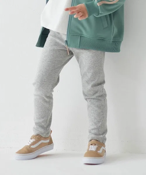 Детские лонгслив-леггинсы из футера с принтом GITA, Heather Grey