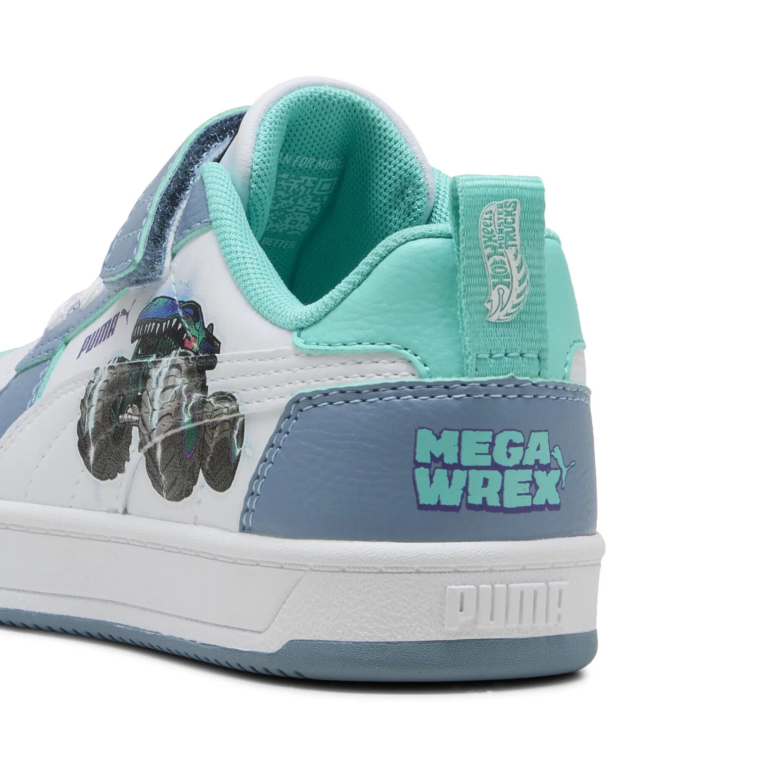 Детские кроссовки с принтом Caven 2.0 Puma, Blau Weiss Grun — фото 4