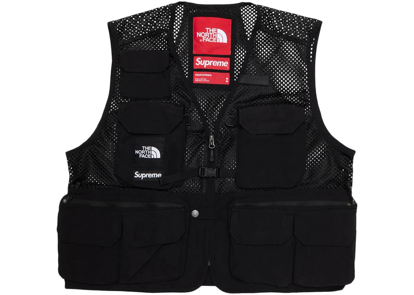 Мужской жилет с карманами Supreme Cargo Vest, Black