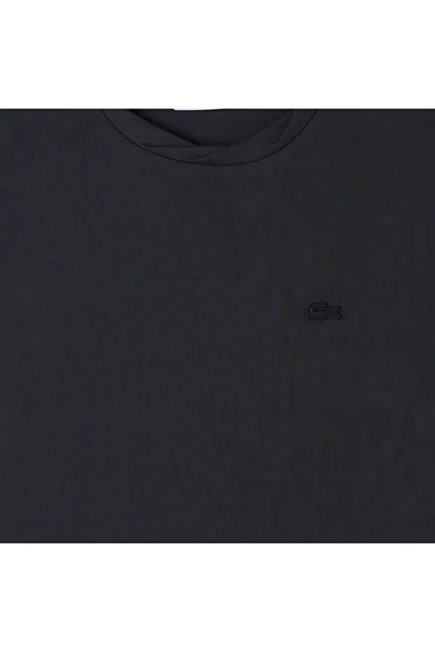 Футболка Lacoste S5t-Grey серая свободного кроя — фото 4