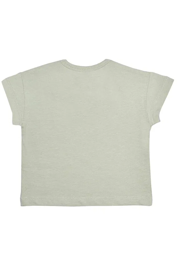 Детское для мальчиков футболка с коротким рукавом Organickid, Gray — фото 2