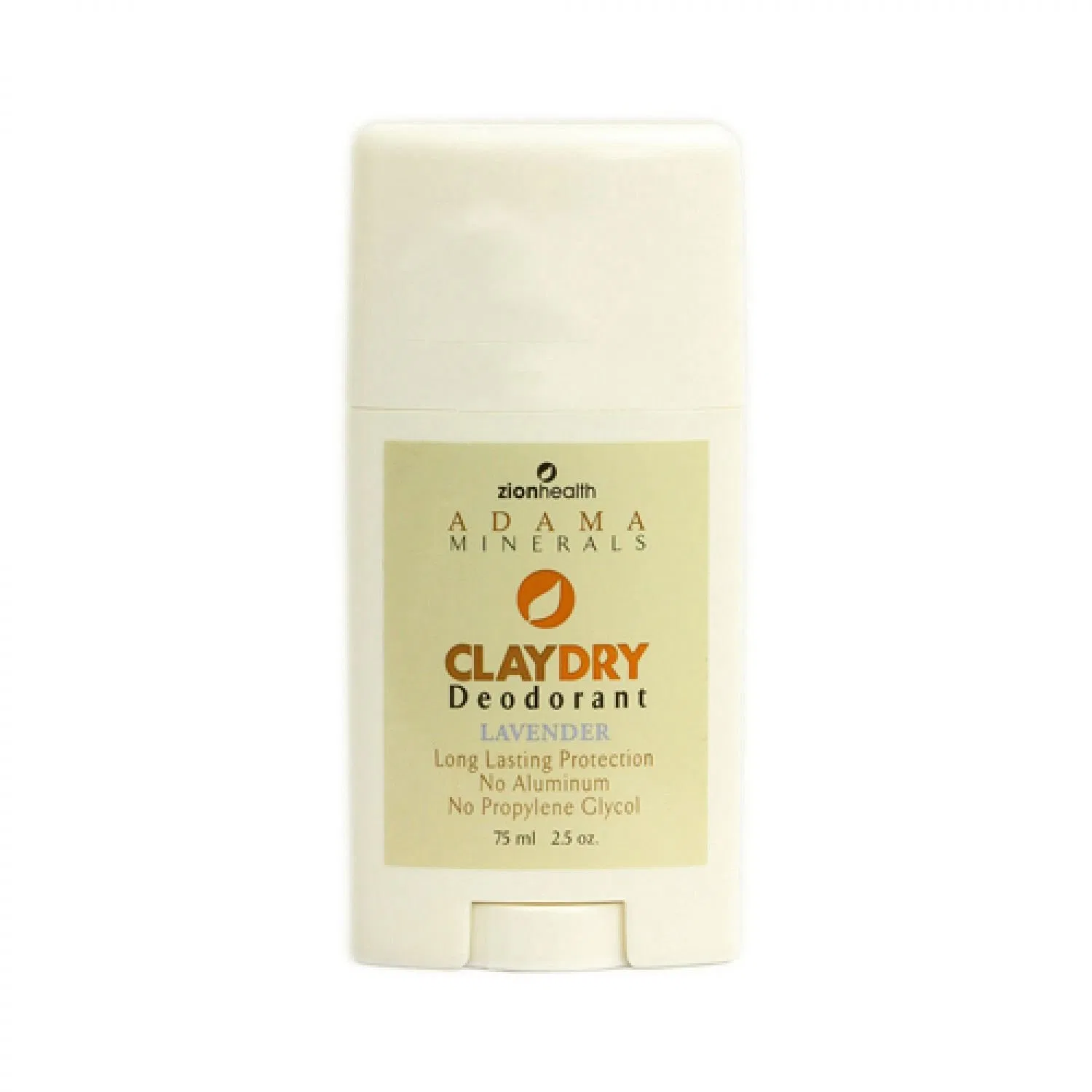 Дезодорант Clay Deodorant Lavender, Adama Minerals, 70.8 г