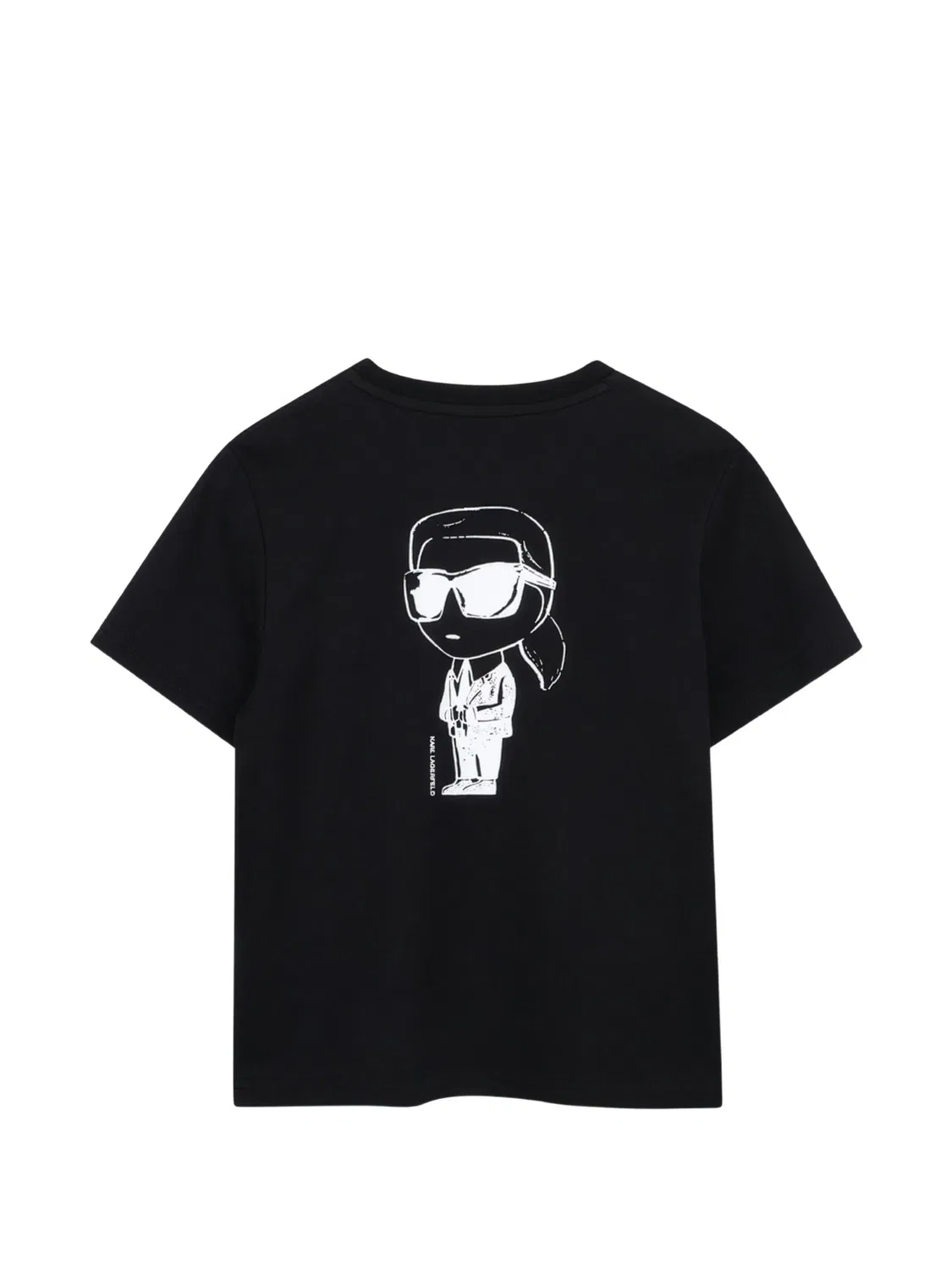 Футболка с принтом Ikonik Karl Lagerfeld Kids, черный — фото 2