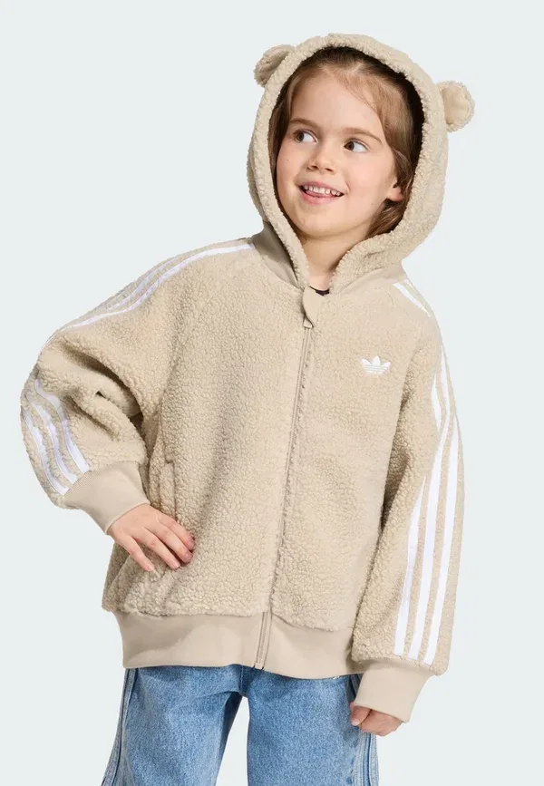 Флисовая куртка Adidas Originals, хаки — фото 2