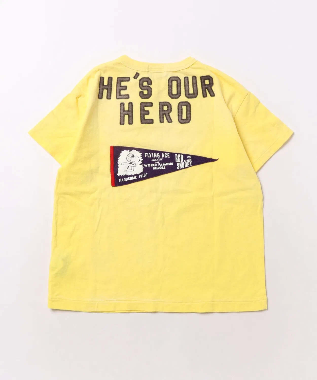 Детская футболка с принтом SNOOPY HERO DENIM DUNGAREE, Yellow — фото 3