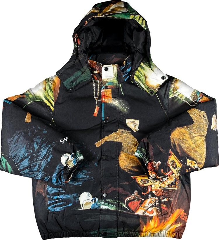 

Куртка Supreme Firecracker Down Jacket 'Firecracker', разноцветный, Черный, Куртка Supreme Firecracker Down Jacket 'Firecracker', разноцветный