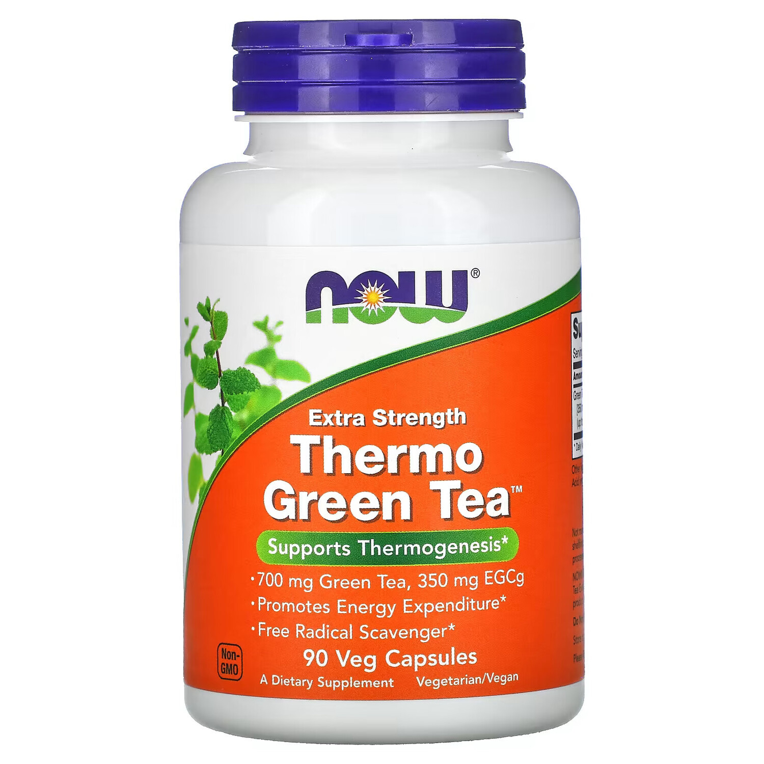 

Зеленый термо чай NOW Foods, 90 вегетарианских капсул