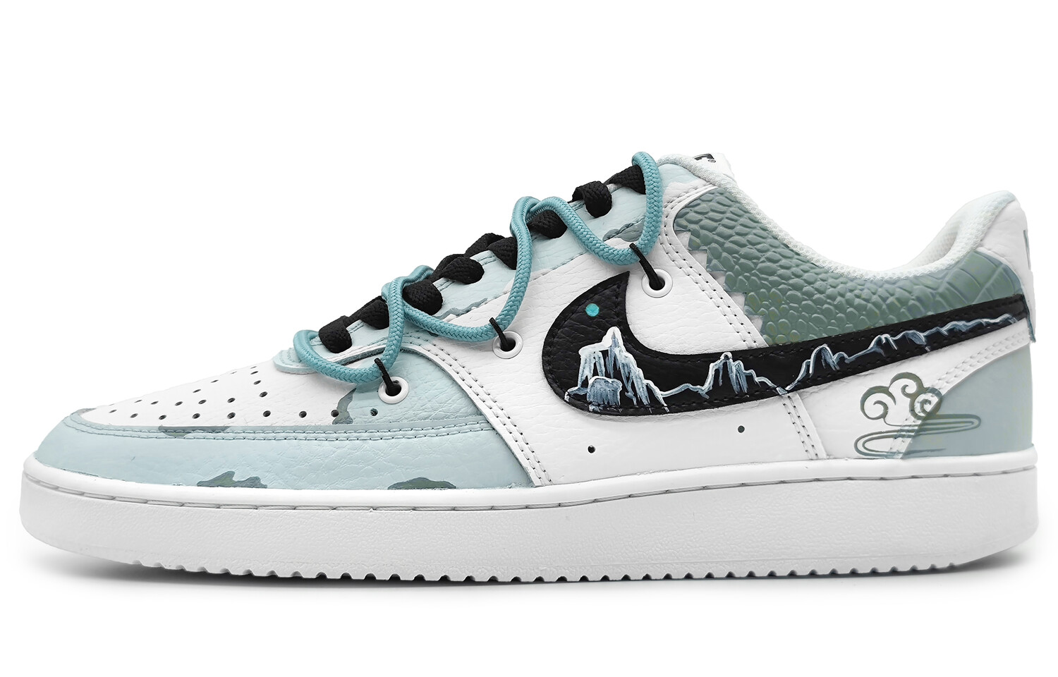 

Кроссовки Nike Court Vision 1, мятный/белый
