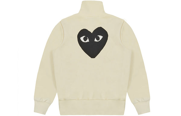 Толстовка big black heart zip up sweatshirt 'off-white' Comme Des Garcons Play, мультиколор — фото 2