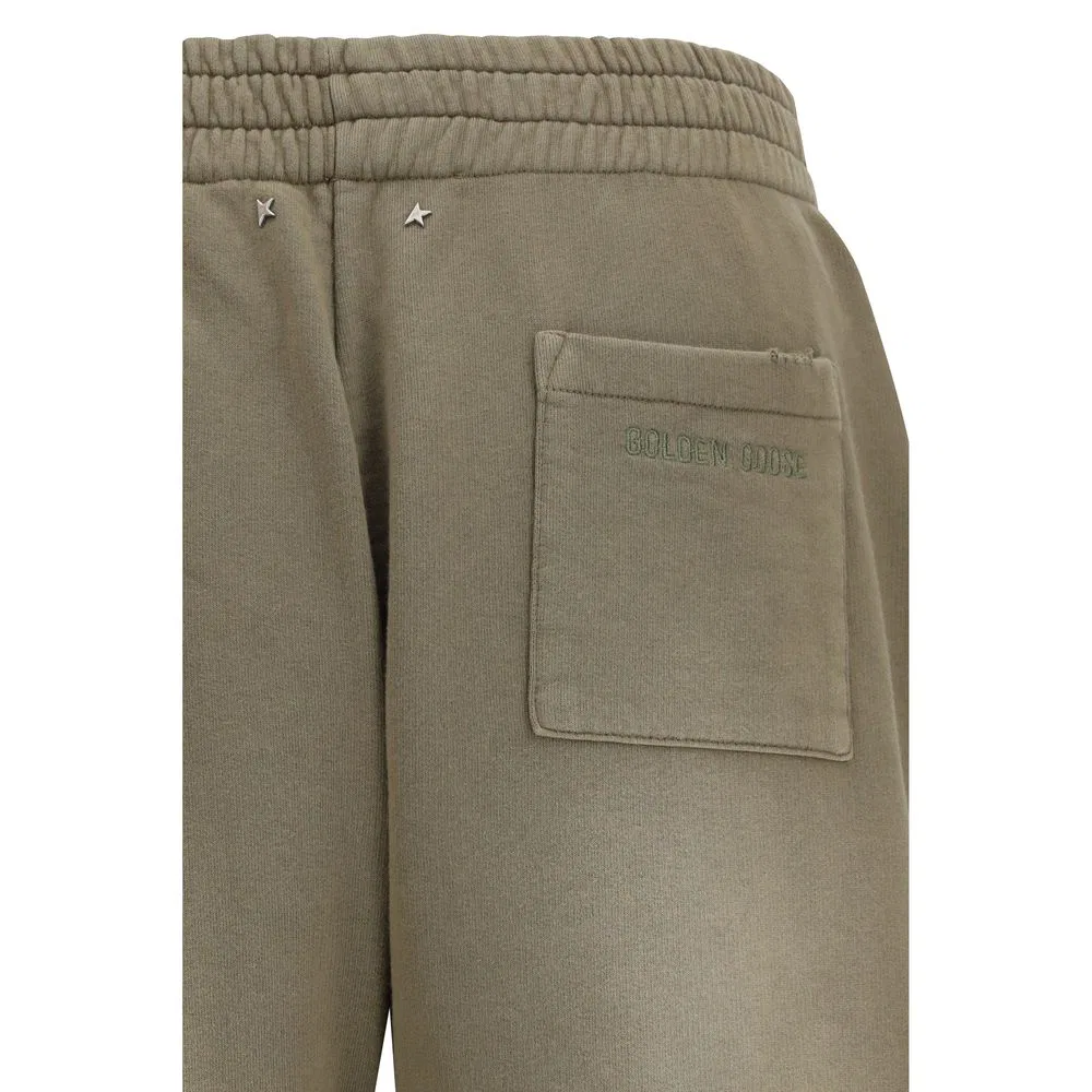 Мужские спортивные штаны на резинке Bicolor Cotton Joggers Golden Goose, Bicolor — фото 3