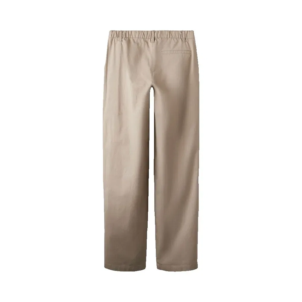 Брюки свободного кроя Lyndt Lw Pleat Loose Fit Name It, бежевый — фото 3