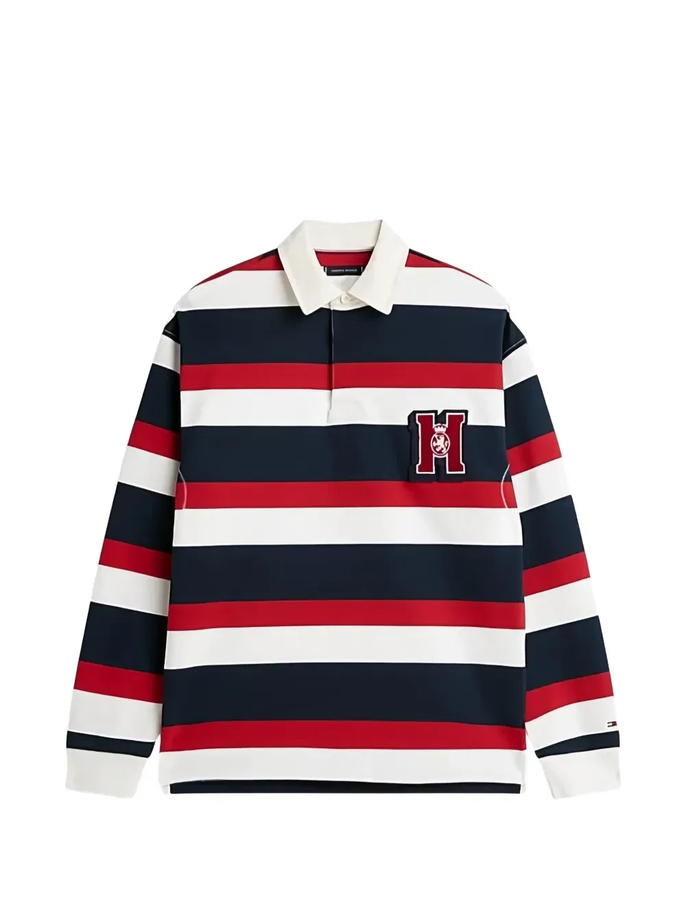 Поло-рубашка в полоску Tommy Hilfiger, белый