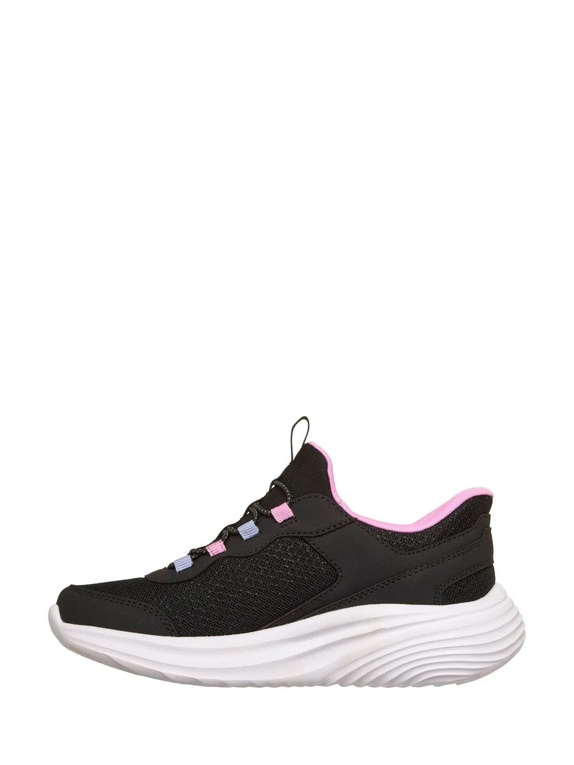 Сандалии Skechers Black Slip-Ins Bounder Pro, черные — фото 3