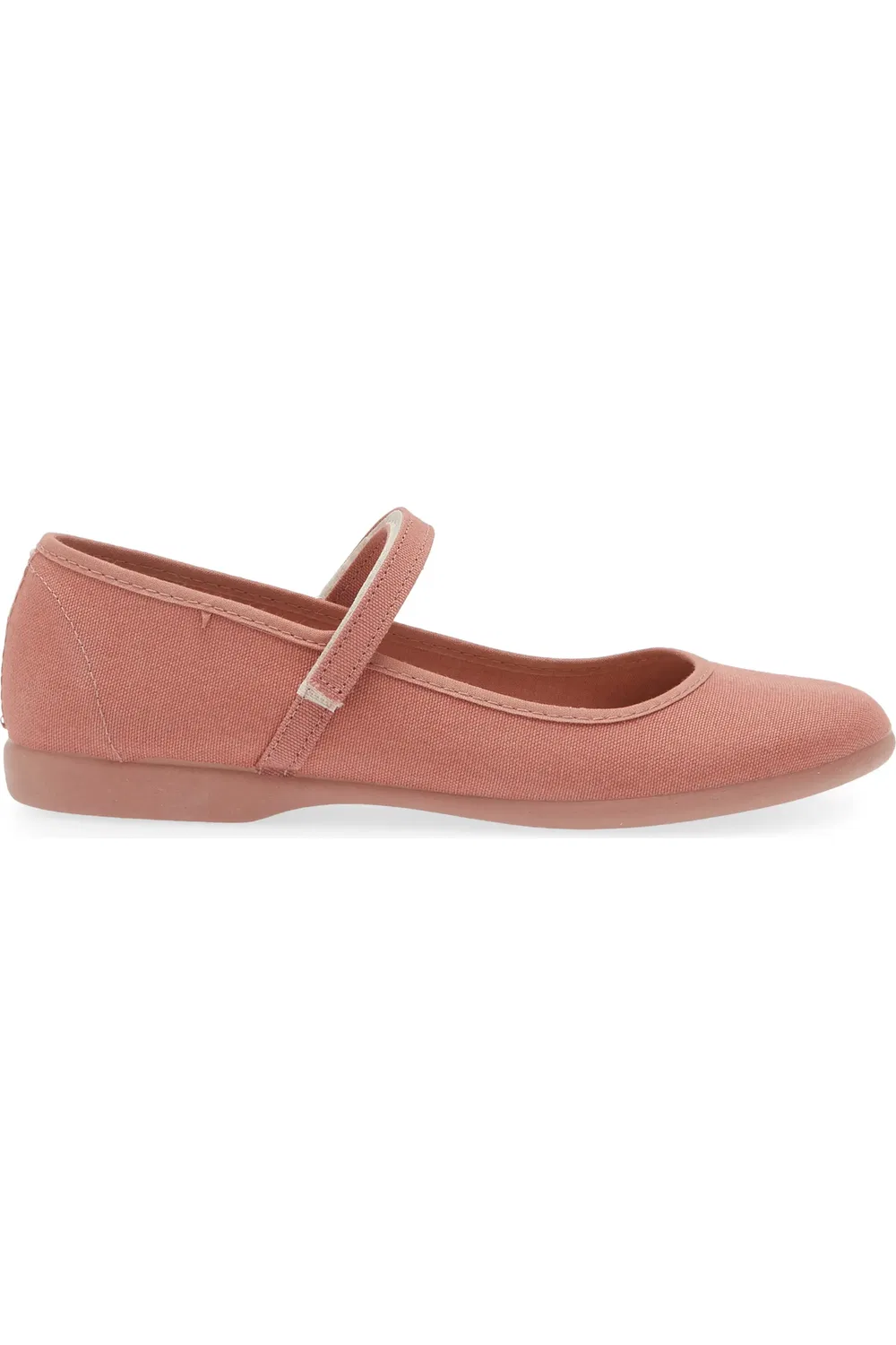 Детские кеды-Мэри Джейн на липучке из парусины CHILDRENCHIC, Rosewood Canvas — фото 3