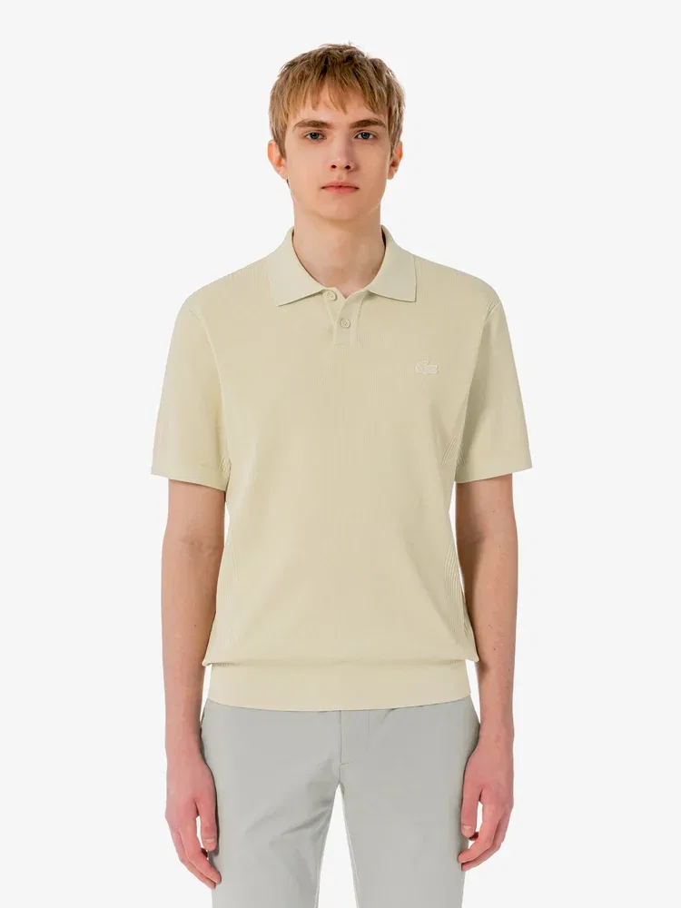 Футболка с коротким рукавом Lacoste, мужская, бежевый