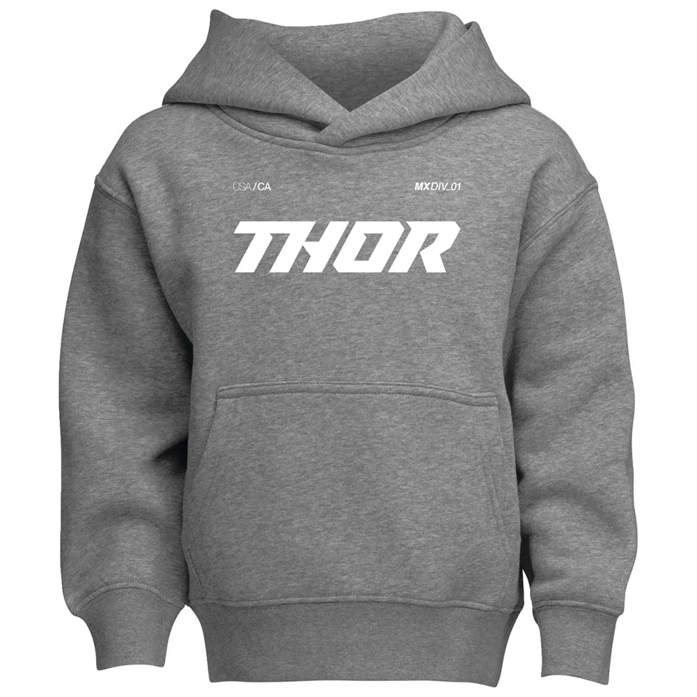 Свитшот детский Brave Thor, меланжевый серый