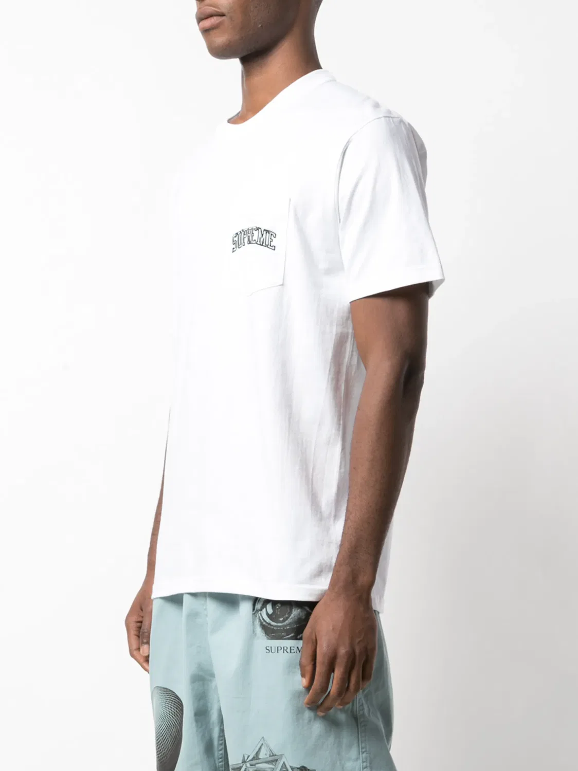 Supreme Футболка 47 Pocket белая — фото 3