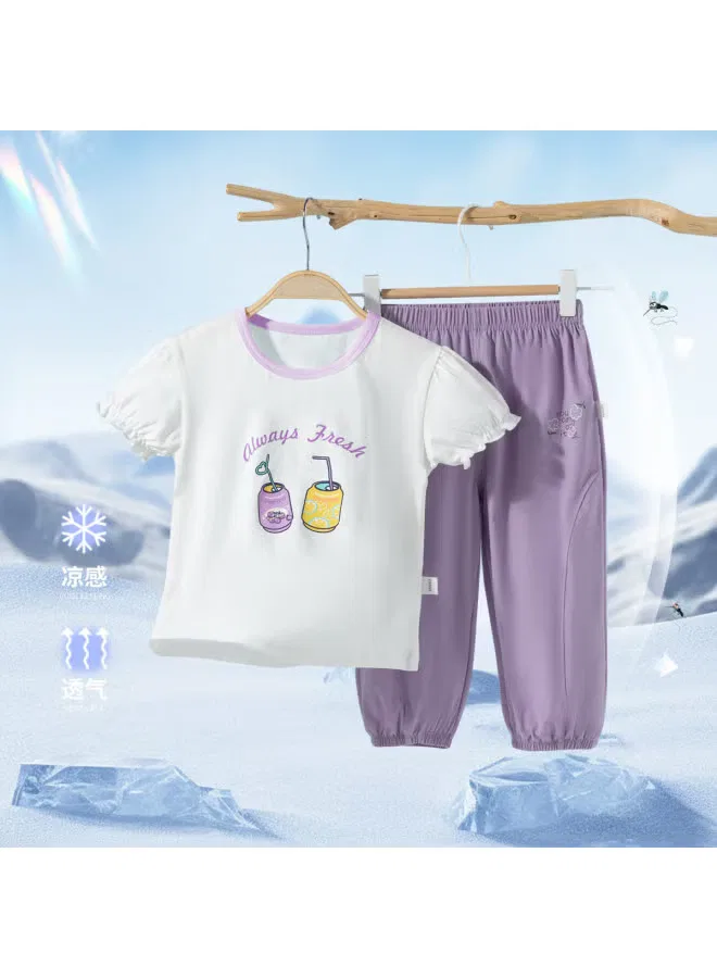 Комплект футболка с коротким рукавом и брюки быстросохнущие Bornbay, фиолетовый — фото 3